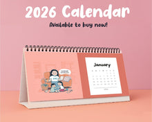 Load image into Gallery viewer, 2026 Desktop calendar