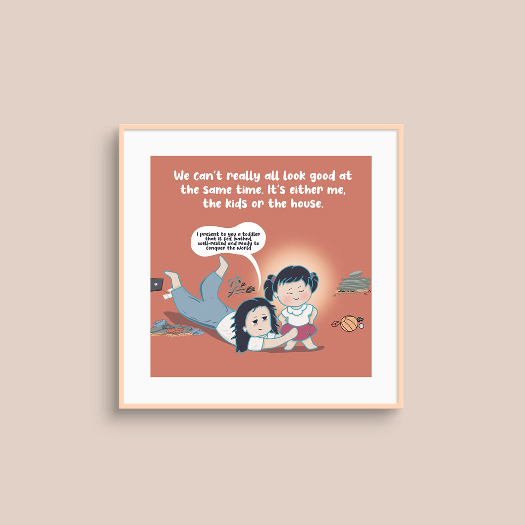 Me, kid or the house - Print